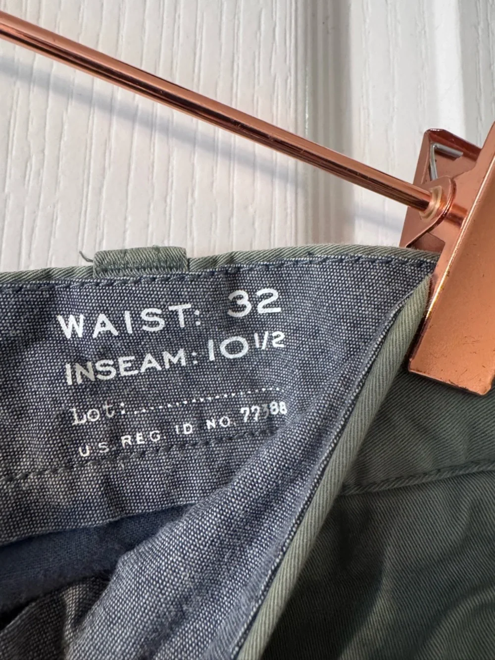 J. Crew Olive Shorts